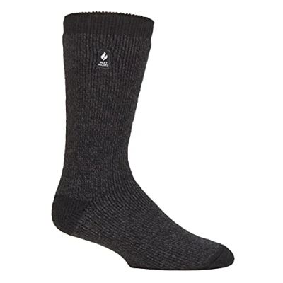 Abbildung von HEAT HOLDERS Herren Winter Extra Warm Thermosocken für Geschenk Innenfleece Socken (39 45, Charcoal/Mittelgrau Heel &amp; Toe (Berlin))