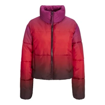 Abbildung von JJXX Jxirisjacket Puffer Jacket Winterjacke, Damen, Größe: Small, Fuchsia red