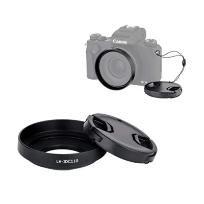 Abbildung von LH JDC110 Gegenlichtblende kompatibel für Canon Powershot G1X Mark III Sonnenblende DC110