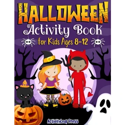 Abbildung von Halloween Activity Book for Kids Ages 8 12: A Fun Coloring Pages, Mazes, Sudoku Puzzles, Word Search, Games Activities Children ... Old) (Halloween Books Kids)