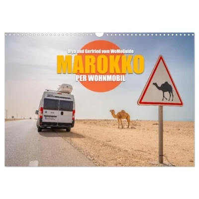 Abbildung von MAROKKO per WOHNMOBIL (Wandkalender 2025 DIN A3 quer), CALVENDO Monatskalender