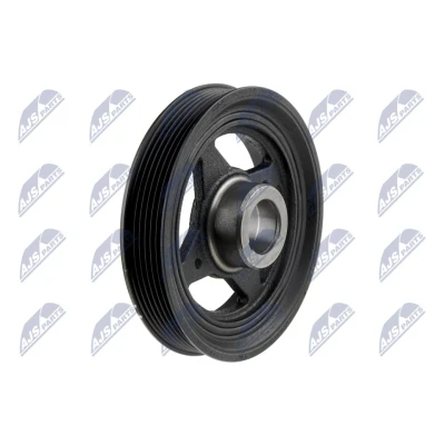 Abbildung von NTY RKP NS 025 Kurbelwellenriemenscheibe RENAULT: SCENIC 3, MEGANE 3 Grandtour, Koleos I, NISSAN: X Trail, Qashqai / Qashqai+2 Tiida Schrägheck
