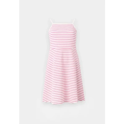 Abbildung von ONLY Onldemi Dress Freizeitkleid, Damen, Größe: Large, Fuchsia/cloud dancer