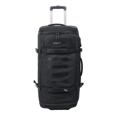 Abbildung von Hedgren Comby Compact Wheeled Duffle 75 black Reisetasche mit Rollen
