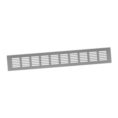 Abbildung von 400x60mm Aluminium Silber Lüftungsgitter Stegblech Lüftung Alu Gitter Möbelgitter Möbellüftung