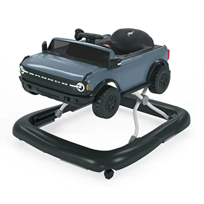Abbildung von Bright Starts Ford Bronco 4 in 1 Spielmöglichkeiten Baby Lauflernwagen, Area 51 Blau, Unisex, Alter 6 Monate +