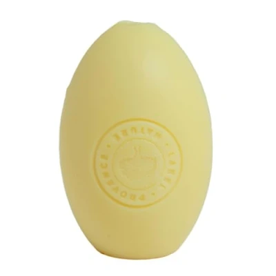 Abbildung von Label Provence Savon de Marseille Französische rotierende Seifennachfüllpackung für wandmontierte Seifenhalter und Seil einfache Hand Körperwäsche hergestellt mit frischer Bio Eselsmilch