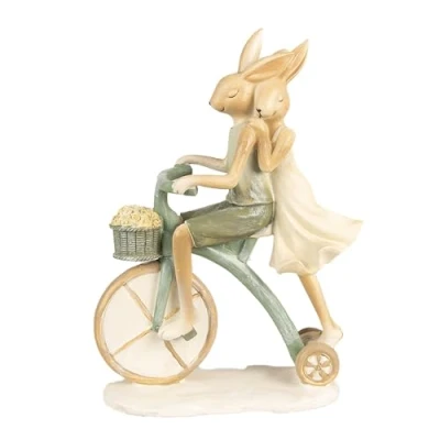 Abbildung von Clayre &amp; Eef Figur Kaninchen 23 cm Braun Beige Polyresin