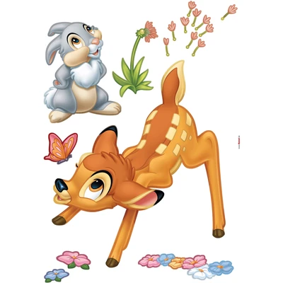 Abbildung von Komar Wandtattoo &quot;Bambi&quot;, (17 St.), 50x70 cm (Breite x Höhe), selbstklebendes