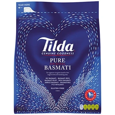 Abbildung von Tilda Pure Original Basmatireis 5kg, 1er Pack (1 x 5 Kg)