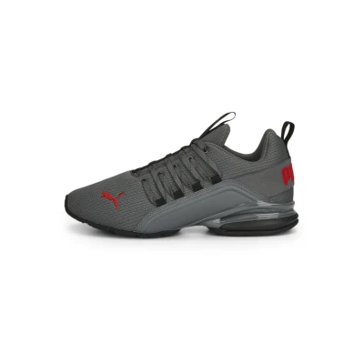 Abbildung von Puma Axelion Refresh Sneaker low, Herren, Größe: 39, Black/cool dark gray/red Textil/synthetik