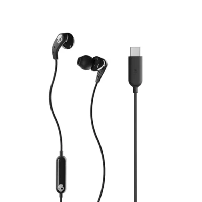 Abbildung von Skullcandy Set USB C Kabelgebundener In Ear Kopfhörer, Mikro, Kompatibel mit Android und Laptops Schwarz