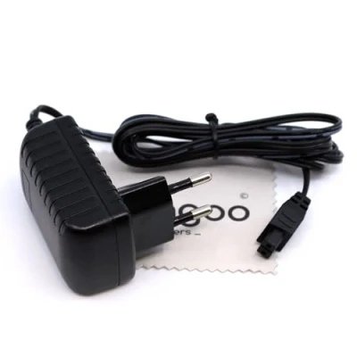 Abbildung von Ladegerät passend für Gardena AccuCut Li (9850), (9851), (9852) (Ersetzt 09850 00.610.00) Gras /Gartenschere (Nicht ClassicCut, ComfortCut, USB C Port) mit mungoo Displayputztuch