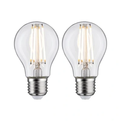 Abbildung von Paulmann 28641 Filament 230V LED Birne 2x7W Leuchtmittel Klar Beleuchtung 2700K E27