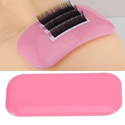 Abbildung von Pongnas Silikon Wimpern Halter Pad für Wimpernverlängerung, wiederverwendbare falsche Pads Palette, Stirn Palette(Transparent)