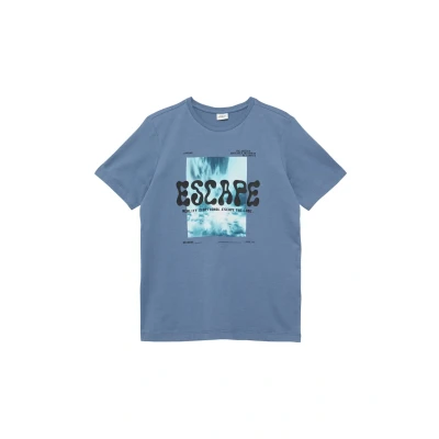 Abbildung von s.Oliver AVEC 3D Tshirt print für Kinder, Größe: 134/140, Blassblau