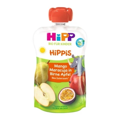 Abbildung von Hipp Bio Hippis Mango Maracuja in Birne Apfel 100G
