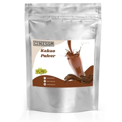 Abbildung von Cinesso Kakao Trinkschokolade Kakaopulver, Schokoladengetränk, Schokoladenaromen, mit natürlichen Aromen, schnelle und einfache Zubereitung, für Feierlichkeiten (10 Kg, Stachelbeere)