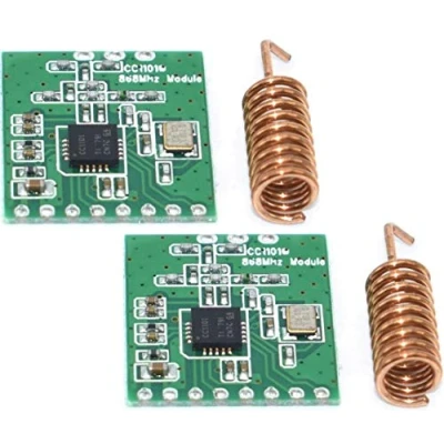 Abbildung von TECNOIOT 2pcs CC1101 868MHz Wireless Module Long Distance Transmission with Antenna