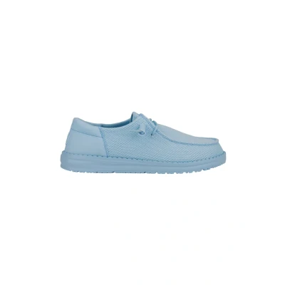 Abbildung von Heydude Wendy FUNK MONO Sportlicher Schnürer, Damen, Größe: 36, Blue breeze Textil