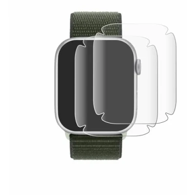 Abbildung von BROTECT 2 Stück Full Cover Schutzfolie für Apple Watch Series 9 (41 mm) Screen Displayschutz Folie [3D Curved, Anti Fingerprint, Kristall Klar]
