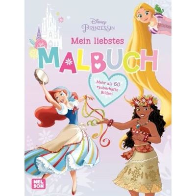 Abbildung von Disney Prinzessin: Mein liebstes Malbuch: Mehr als 60 traumhafte Ausmalbilder für Kinder ab 4 Jahren (Disney Komm mit ein eine zauberhafte Welt!)