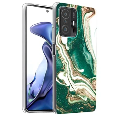 Abbildung von Verco Marmor Case für Xiaomi Mi 11T, 11T Pro Hülle Silikon Handyhülle mit Motiv / Schutzhülle