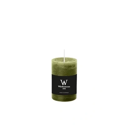 Abbildung von Wiedemann Marble Rustik Kerzen, Stumpenkerzen, Olive 90 x Ø 58 mm