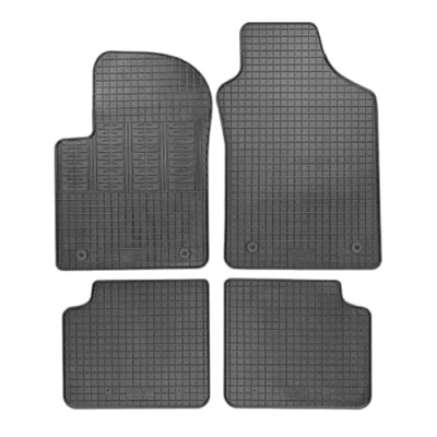 Abbildung von edecor Gummifussmatten Automatten Gummimatten Gummi Fußmatten Satz Set für FIAT 500 Hybrid ab Bj. 2020