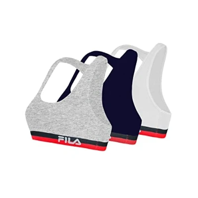 Abbildung von FILA Bikini Damen Perfekter Halt, Sport bh, Langlebig, Atmungsaktiv (3er Pack)