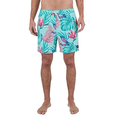 Abbildung von babylegs Division Herren Cannonball Volley 17&#039; Badeshorts, Tropical Mist, M