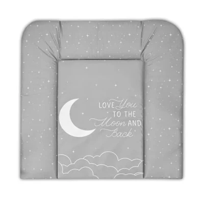 Abbildung von Wickelauflage Wickelunterlage abwaschbar und wasserdicht 75x72 cm Wickelmatte zum Auflegen auf Wickeltisch Wickelaufsatz Wickelkommode oder Waschmaschine changing mat 75 x 72 Galaxie