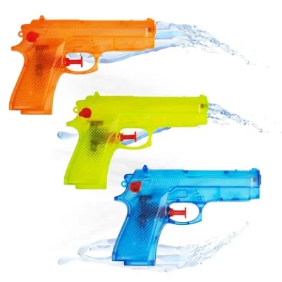 Abbildung von 15x Wasserpistole Set Wasserspritzpistole Spritzpistole klein Mini Wasser für Kinder als Mitgebsel, Kindergeburtstag, Giveaway (15x Stück)