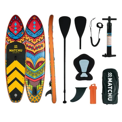 Abbildung von Stand up paddle SUP aufblasbar mit Zubehör 320x81x15cm zuverlässige Stabilität