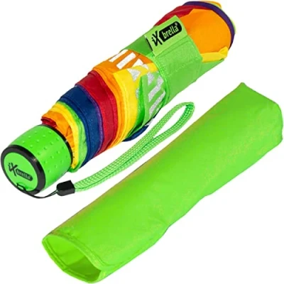 Abbildung von iX brella Taschenregenschirm Mini Kinderschirm Safety Reflex extra leicht, reflektierend