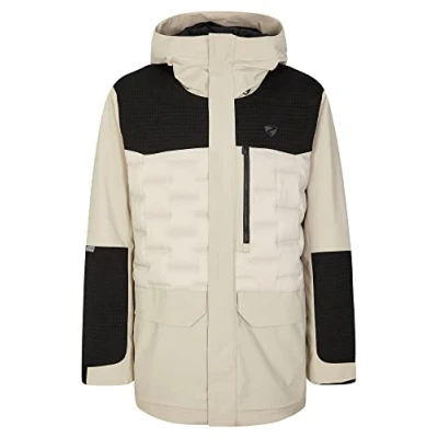 Abbildung von Ziener Herren TELKAMAR Ski Jacke/Freizeit Parka Micro Down, PFC frei, Wolle, silver beige, 52