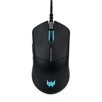 Abbildung von Acer Predator Cestus 330 Gaming Maus mit PixArt 335 Sensor, einstellbare DPI Einstellungen, 16,8 Millionen RGB Farbbeleuchtungs Kombinationen und NVIDIA Reflex