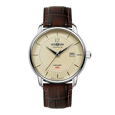 Abbildung von ZEPPELIN Automatikuhr Zeppelin, LZ120 Bodensee, 8160 5, Armbanduhr, Herrenuhr, Datum, Made in Germany