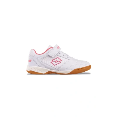Abbildung von Lotto Whizzer low TOP Sneaker für Kinder, Größe: 34, White fr pink Schuhe
