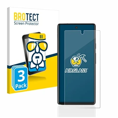 Abbildung von BROTECT Schutzglas für Google Pixel 6a (3 Stück) Schutzfolie Panzer Folie Glas [Extrem Kratzfest 9H, Anti Fingerprint, Ultra Transparent]