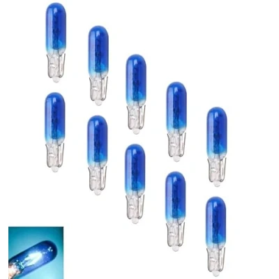 Abbildung von MAXXONI 10x BLAU W1,2W 12V T5 Glassockellampe Tacho Cockpit Auto Instrumentenbeleuchtung
