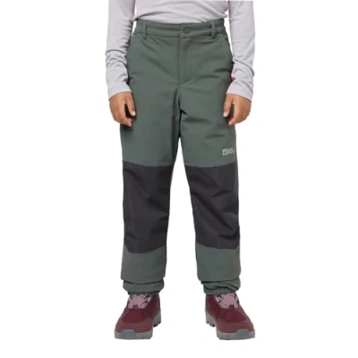 Abbildung von Jack Wolfskin Outdoorhose für Kinder, Größe: 176, Slate green
