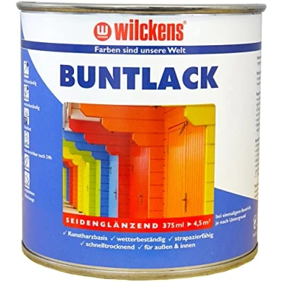 Abbildung von Wilckens Farben Kunstharzlack Buntlack, seidenglänzend, Anthrazitgrau RAL 7016, 750ml