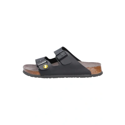 Abbildung von Birkenstock Pantolette flach, Damen, Größe: 39, Black Schuhe