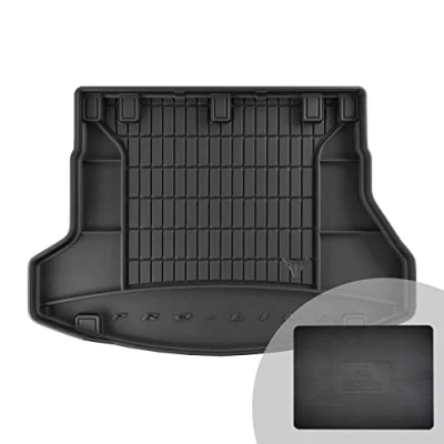 Abbildung von FROGUM ProLine 3D Gummimatte Exklusive Auto Kofferraummatte Kofferraumwanne für Hyundai i30 II 2011 2017 Bequemer Organiser Die höchsten Kanten