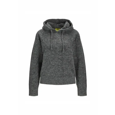 Abbildung von JJXX Kapuzenpullover, Damen, Größe: Small, Dark grey melange