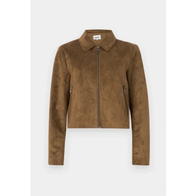 Abbildung von ONLY Onltulip ZIP Jacket Kunstlederjacke, Damen, Größe: XS, Cognac