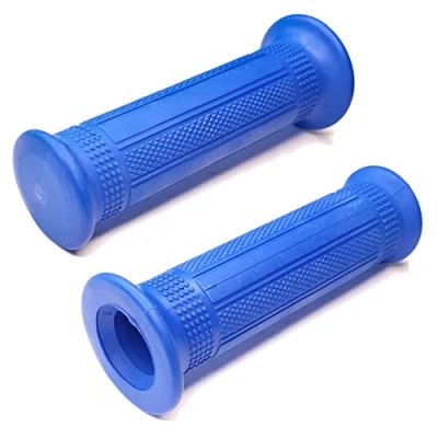 Abbildung von cyclingcolors Motorrad lenkergriffe Griffe 22mm (7/8&quot;) 24mm (1&quot;) universal Roller Moped Anti rutsch motorradgriffe Gummi (blau)