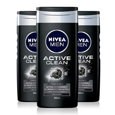 Abbildung von Nivea Men Active Clean Duschgel, limitierte Auflage Marqueinhos PSG, 250 ml