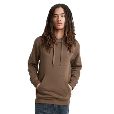 Abbildung von G Star RAW Men&#039;s Premium Core Hooded Sweatshirt, Braun (turf D16121 C235 273), XS